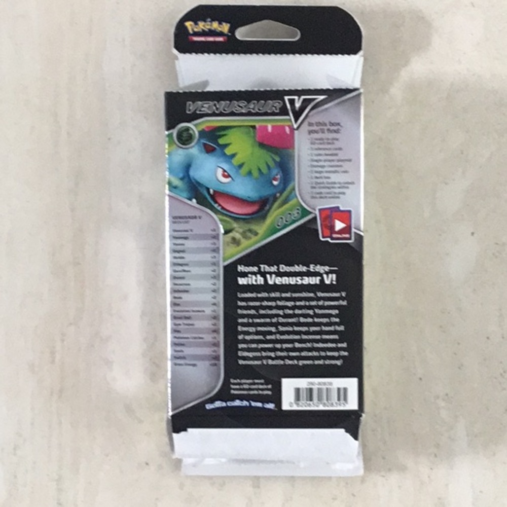 Pokemon Venusaur 2018 V Battle Theme Deck Box Pokemon Cards Authentic TCG - Picture 3 of 14
